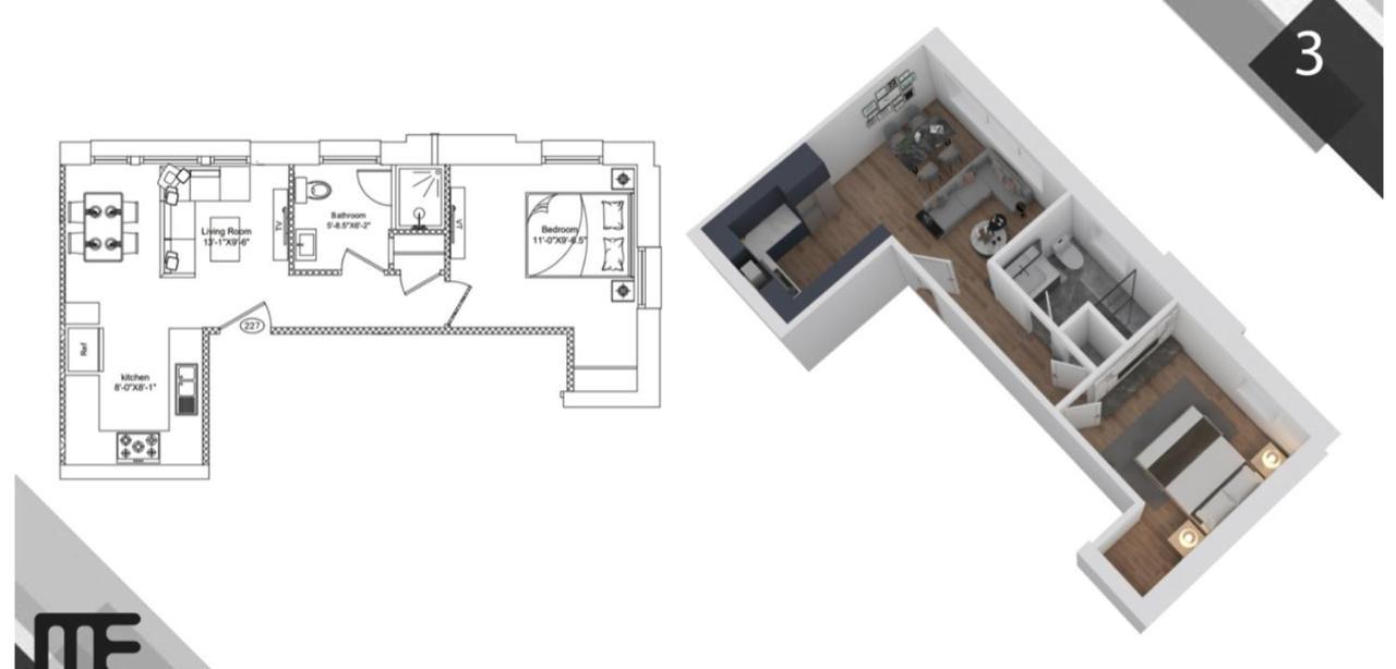The Broad Cozy Affordable Luxury In Downtown Appartement *